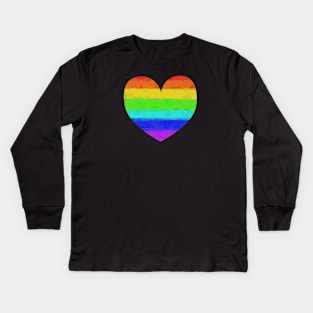 Pride in my Heart Kids Long Sleeve T-Shirt